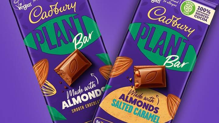 吉百利（Cadbury）推出了有史以来第一个纯素巧克力块