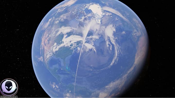 跨越13,000英里在Google Earth上捕获的13,000英里的怪异白线