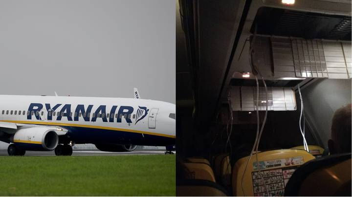 Ryanair飞行直线从36,000英尺处于紧急落地“W.IDth=