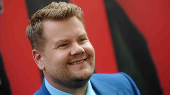 James Corden Falls for真正明确的Photoshop失败“width=