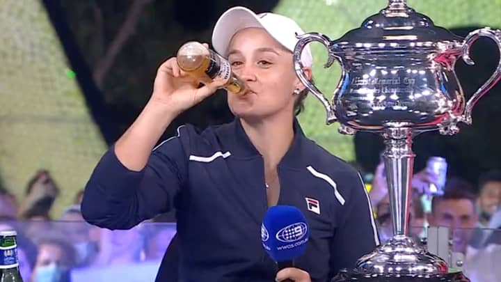 澳大利亚前偶像主持人在澳大利亚公开赛之后喝啤酒猛烈抨击阿什·巴蒂（Ash Barty）