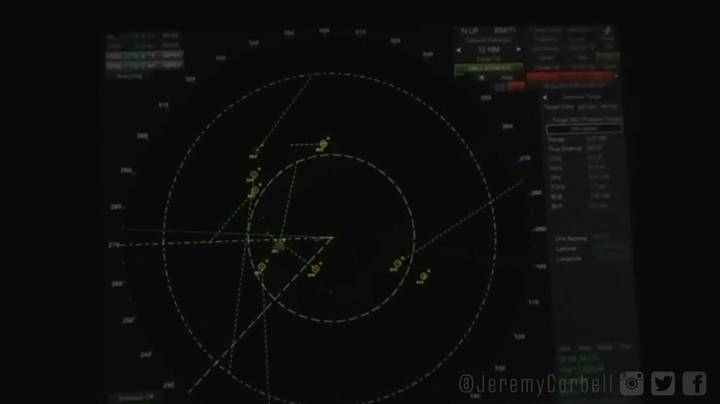 新发布的雷达镜头显示了UFOS的“蜂拥而至的海军船，电影制剂索赔