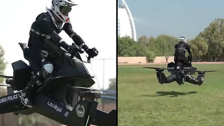 迪拜警方将使用悬停自行车来抗击天空中的犯罪
