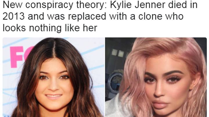 Twitter用户开玩笑地声称凯莉·詹纳（Kylie Jenner）实际上在2013年去世