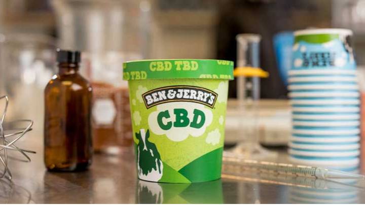 Ben和Jerry一旦合法地开始销售CBD注入的冰淇淋“width=