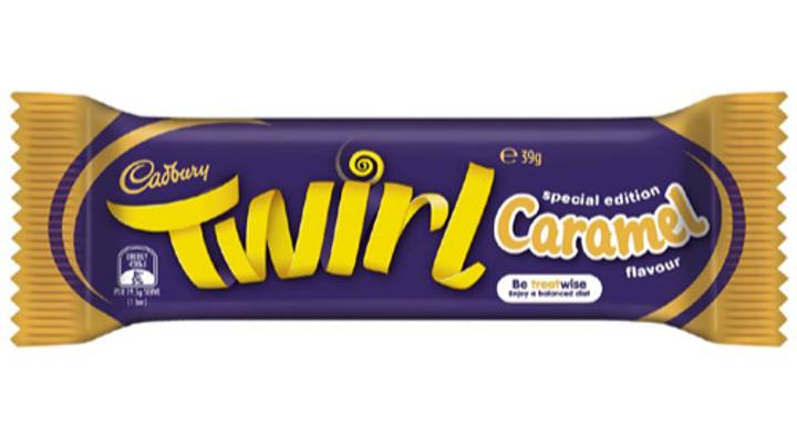吉百利释放有限版Caramel Twirl Bar“imgWitdh=